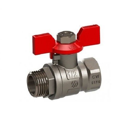 Кран шаровый вн/нар бабочка Turia ARCO