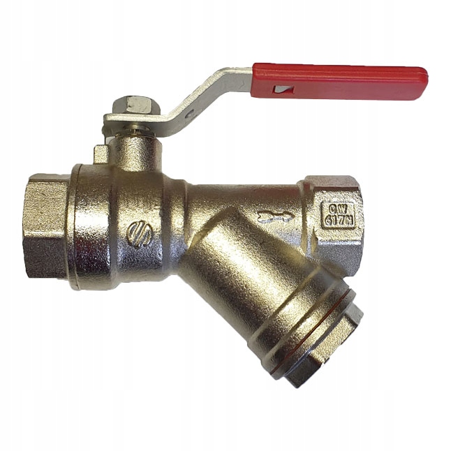 Кран шаровый вн/вн с фильтром, ручка Sena ARCO