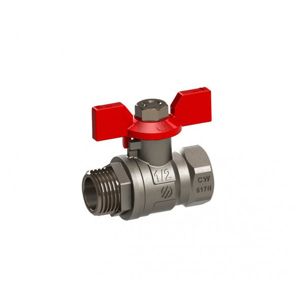 Кран шаровый вн/нар бабочка Sena ARCO