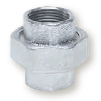 Соединение разборное вн/вн оцинкованное GEBO