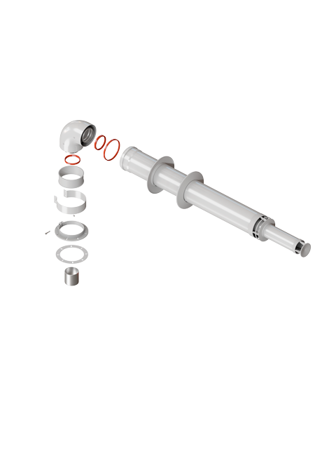 Дымоход 60/100 для турбо котлов